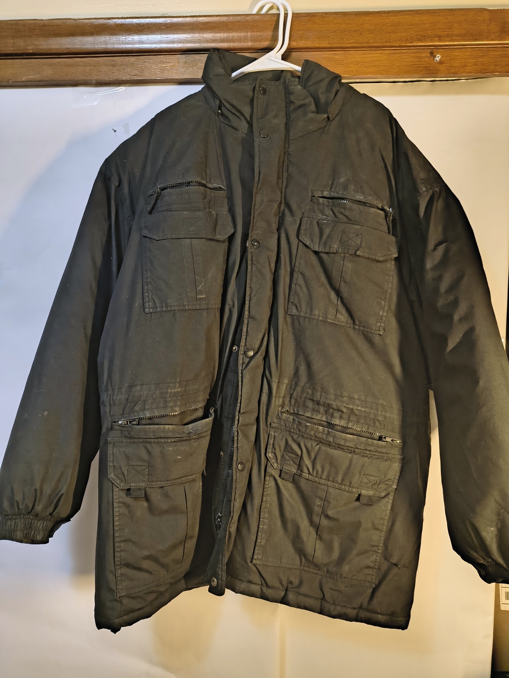 X Dimension Ten West Black Winter Coat Women’s 4XL Plaid Lined Plus Size